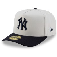 Бейсболка New York Yankees New Era x Siegelman Stable Beige/Navy 59FIFTY A-Frame