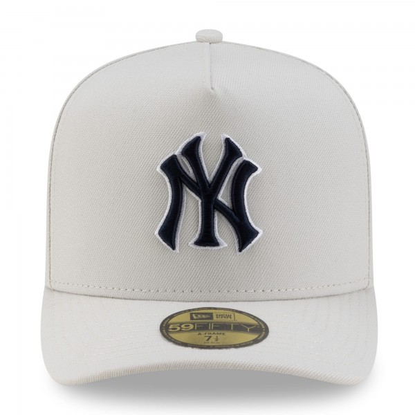 Бейсболка New York Yankees New Era x Siegelman Stable Beige 59FIFTY A-Frame
