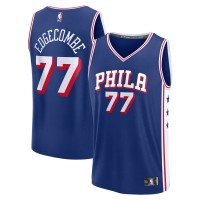 Подростковая Philadelphia 76ers V. J. Edgecombe Fanatics Royal 2025 NBA Draft First Round Pick Fast Break Replica Jersey - Icon Edition
