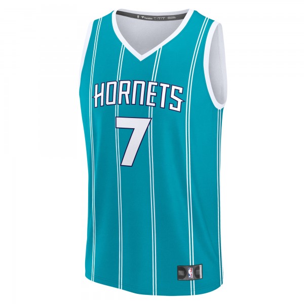 Charlotte Hornets Kon Knueppel Fanatics Teal 2025 NBA Draft First Round Pick Fast Break Replica Jersey - Icon Edition