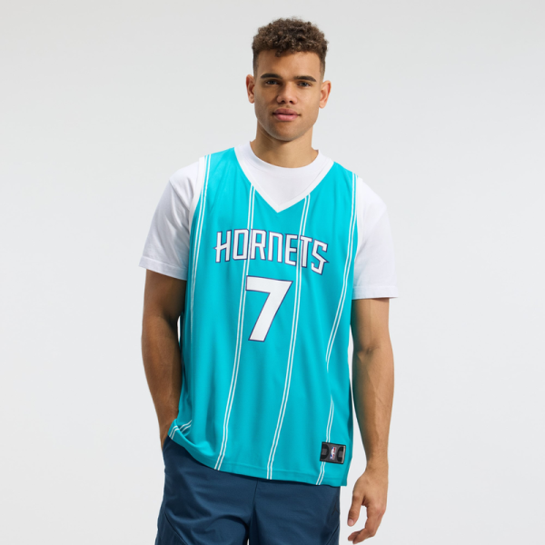 Джерси Charlotte Hornets Kon Knueppel Fanatics Teal 2025 NBA Draft First Round Pick Fast Break Replica - Icon Edition