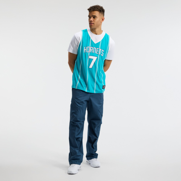 Джерси Charlotte Hornets Kon Knueppel Fanatics Teal 2025 NBA Draft First Round Pick Fast Break Replica - Icon Edition