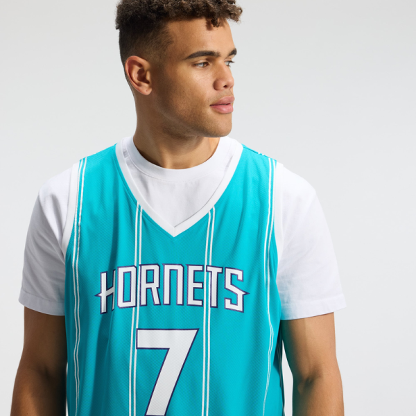Джерси Charlotte Hornets Kon Knueppel Fanatics Teal 2025 NBA Draft First Round Pick Fast Break Replica - Icon Edition