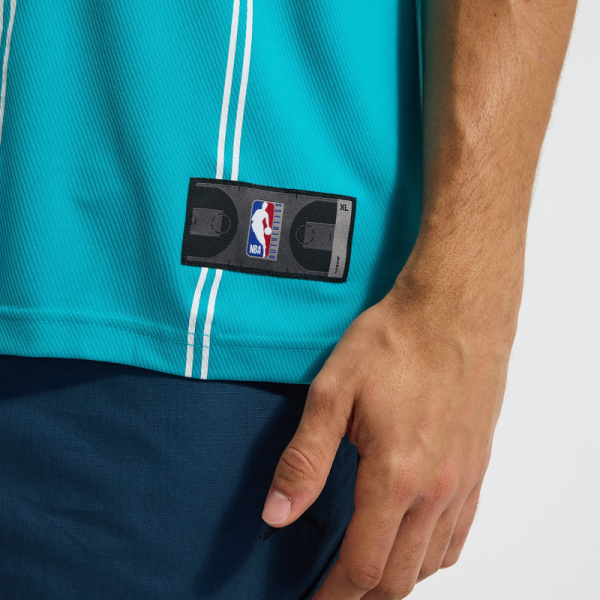 Джерси Charlotte Hornets Kon Knueppel Fanatics Teal 2025 NBA Draft First Round Pick Fast Break Replica - Icon Edition