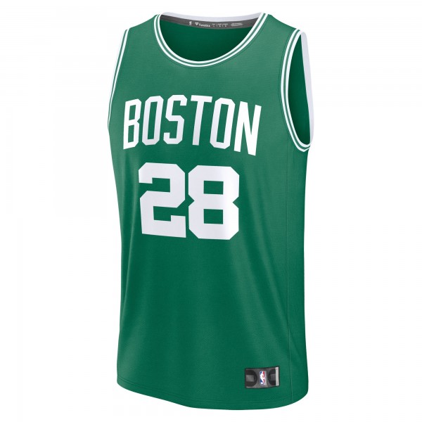 Подростковая Boston Celtics Hugo Gonzalez Fanatics Kelly Green 2025 NBA Draft First Round Pick Fast Break Replica Jersey - Icon Edition