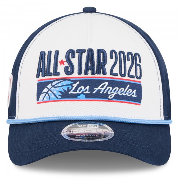 Бейсболка New Era White/Navy 2026 NBA All-Star Game A-Frame 9FORTY