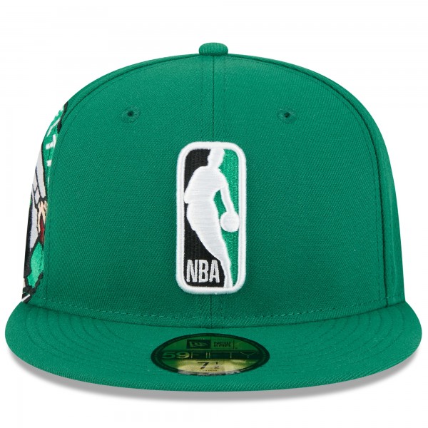 Бейсболка Boston Celtics New Era Kelly Green 2026 NBA All-Star Game Logoman 59FIFTY