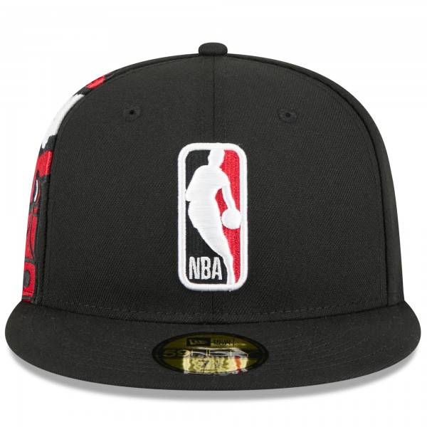 Бейсболка Chicago Bulls New Era Black 2026 NBA All-Star Game Logoman 59FIFTY