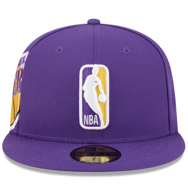 Бейсболка Los Angeles Lakers New Era Purple 2026 NBA All-Star Game Logoman 59FIFTY