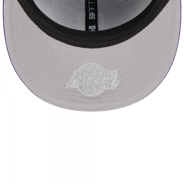 Бейсболка Los Angeles Lakers New Era Purple 2026 NBA All-Star Game Logoman 59FIFTY