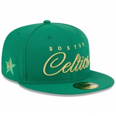 Бейсболка Boston Celtics New Era Kelly Green 2026 NBA All-Star Game Script 59FIFTY