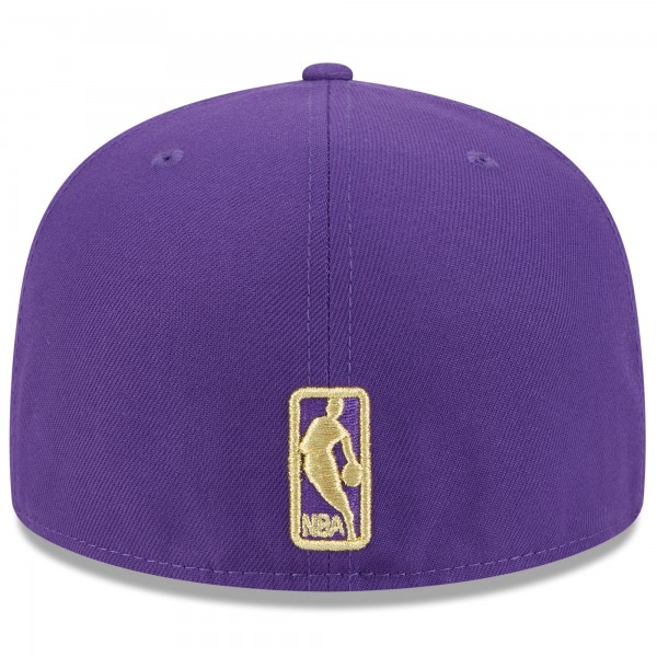 Бейсболка Los Angeles Lakers New Era Purple 2026 NBA All-Star Game Script 59FIFTY