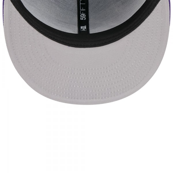 Бейсболка Los Angeles Lakers New Era Purple 2026 NBA All-Star Game Script 59FIFTY