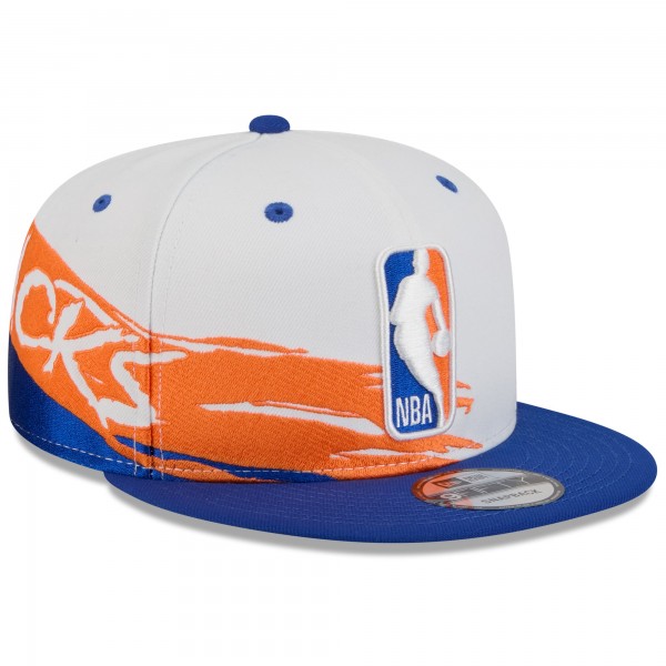Бейсболка New York Knicks New Era White/Blue 2026 NBA All-Star Game Brushstroke 9FIFTY Snapback