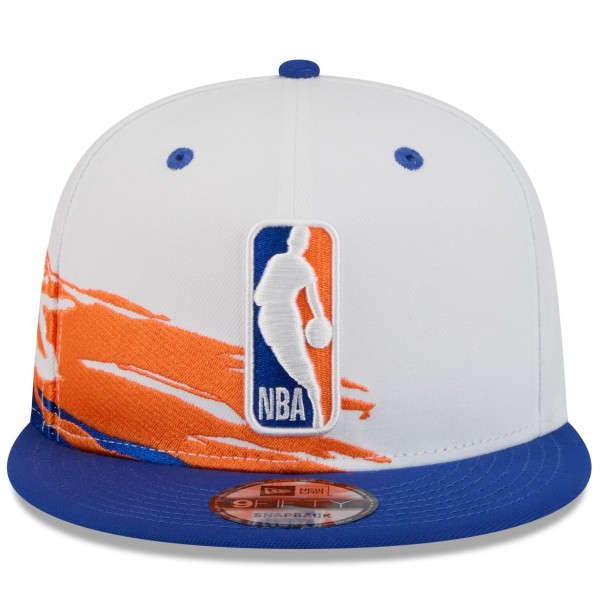 Бейсболка New York Knicks New Era White/Blue 2026 NBA All-Star Game Brushstroke 9FIFTY Snapback