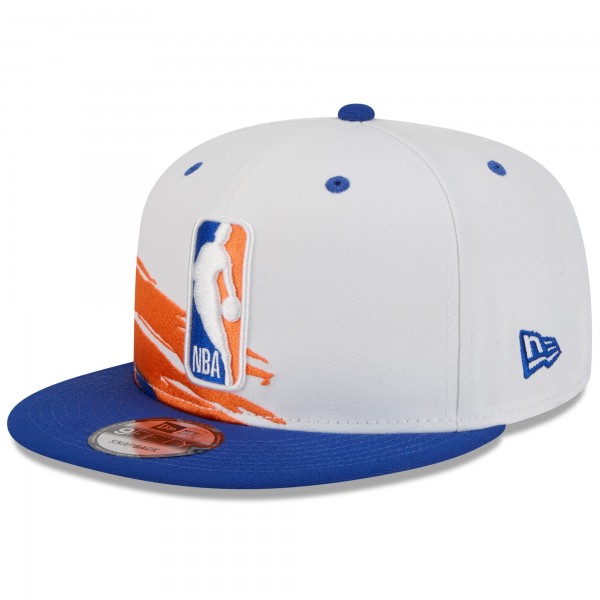 Бейсболка New York Knicks New Era White/Blue 2026 NBA All-Star Game Brushstroke 9FIFTY Snapback