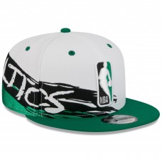 Бейсболка Boston Celtics New Era White/Kelly Green 2026 NBA All-Star Game Brushstroke 9FIFTY Snapback