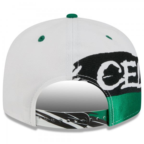 Бейсболка Boston Celtics New Era White/Kelly Green 2026 NBA All-Star Game Brushstroke 9FIFTY Snapback