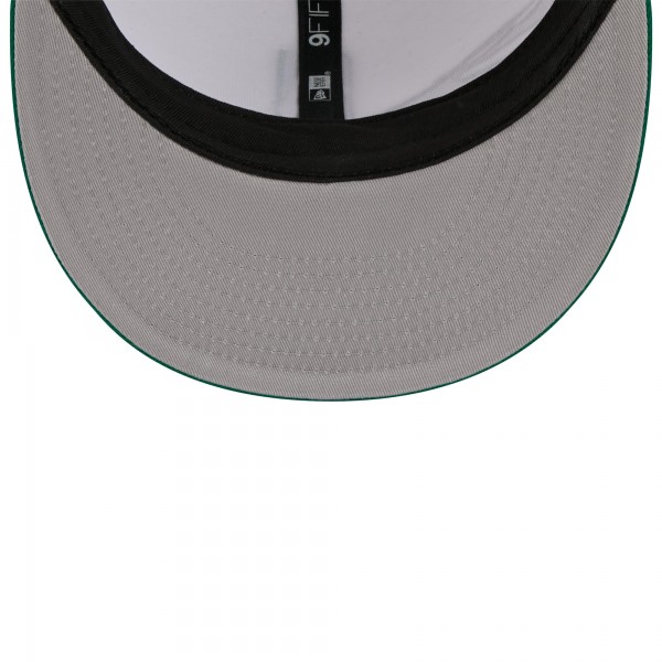 Бейсболка Boston Celtics New Era White/Kelly Green 2026 NBA All-Star Game Brushstroke 9FIFTY Snapback