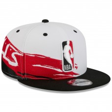 Бейсболка Chicago Bulls New Era White/Black 2026 NBA All-Star Game Brushstroke 9FIFTY Snapback