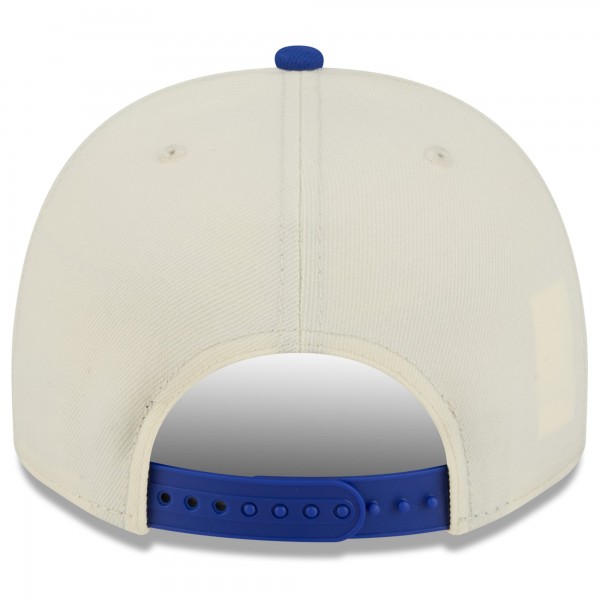 Бейсболка New York Knicks New Era Cream/Blue 2026 NBA All-Star Game Stretched Text 9FIFTY A-Frame Snapback