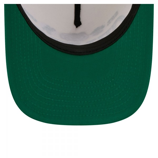 Бейсболка Boston Celtics New Era Cream/Kelly Green Stretched 2-Tone A-Frame 9FIFTY