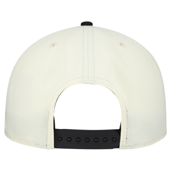 Бейсболка Chicago Bulls New Era Cream/Black Stretched 2-Tone A-Frame 9FIFTY