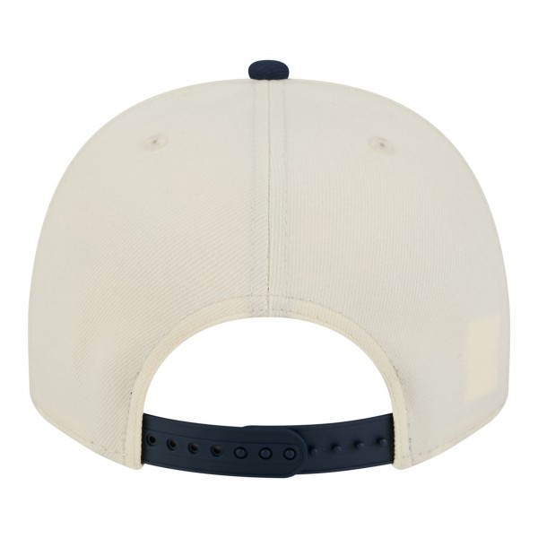 Бейсболка LA Clippers New Era Cream/Navy Stretched 2-Tone A-Frame 9FIFTY