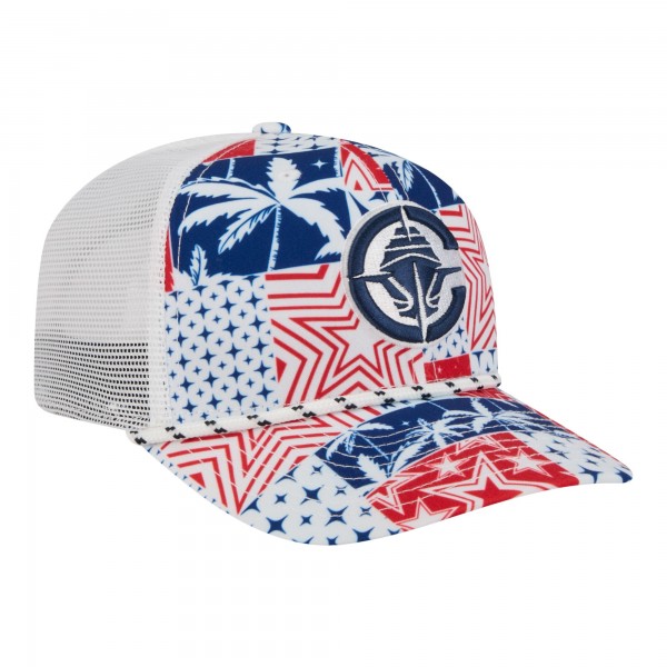 Бейсболка LA Clippers New Era White Fan Pack Tropical Pattern 9SEVENTY