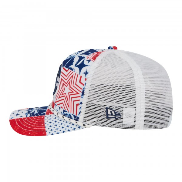 Бейсболка LA Clippers New Era White Fan Pack Tropical Pattern 9SEVENTY