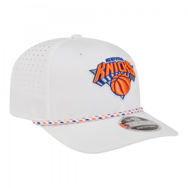 Бейсболка New York Knicks New Era White 2026 NBA All-Star Game Rope Vented 9SEVENTY