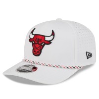 Бейсболка Chicago Bulls New Era White 2026 NBA All-Star Game Rope Vented 9SEVENTY
