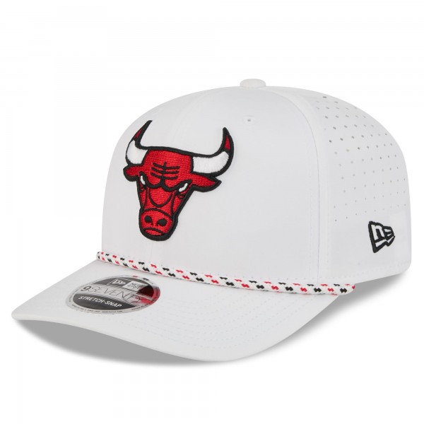 Бейсболка Chicago Bulls New Era White 2026 NBA All-Star Game Rope Vented 9SEVENTY