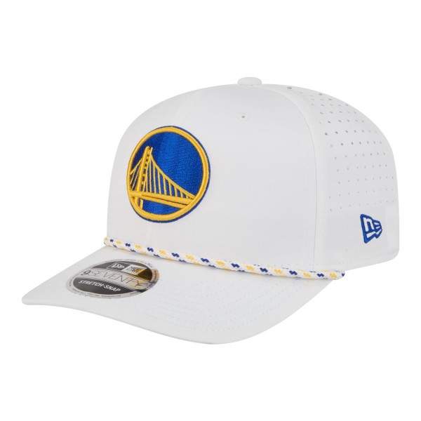 Бейсболка Golden State Warriors New Era White 2026 NBA All-Star Game Rope Vented 9SEVENTY