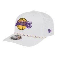 Бейсболка Los Angeles Lakers New Era White 2026 NBA All-Star Game Rope Vented 9SEVENTY
