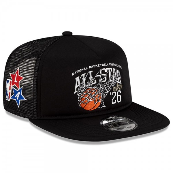 Бейсболка 2026 NBA All-Star Game New Era x Alpha Industries Black 9FIFTY Snapback
