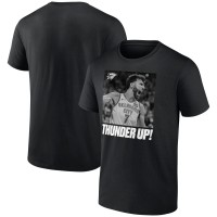 Футболка Unisex Oklahoma City Thunder Chet Holmgren Black 2025 NBA Finals Champions Celebration