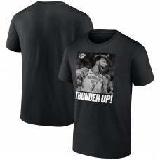 Футболка Unisex Oklahoma City Thunder Chet Holmgren Black 2025 NBA Finals Champions Celebration