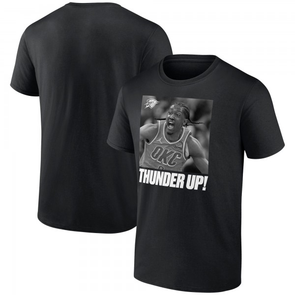 Футболка Unisex Oklahoma City Thunder Jalen Williams Black 2025 NBA Finals Champions Celebration
