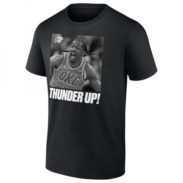 Футболка Unisex Oklahoma City Thunder Jalen Williams Black 2025 NBA Finals Champions Celebration