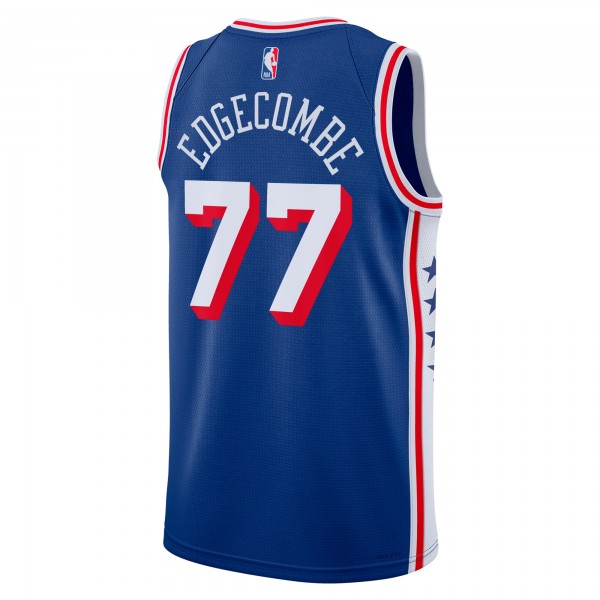 Джерси Unisex Philadelphia 76ers V. J. Edgecombe Nike Royal 2025 NBA Draft First Round Pick Swingman - Icon Edition