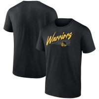 Футболка Golden State Warriors Black Color Block Slant Quick Strike