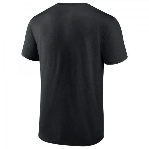 Golden State Warriors Black Color Block Slant Quick Strike T-Shirt