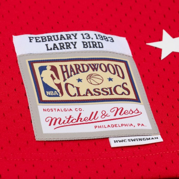 Джерси Eastern Conference Larry Bird Mitchell & Ness Red 1983 All-Star Game Swingman