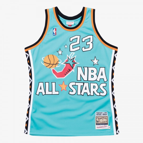 Джерси 1996 NBA All-Star Game Michael Jordan Mitchell & Ness Teal Authentic