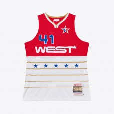 Джерси 2006 NBA All-Star Game Dirk Nowitzki Mitchell & Ness Red/White Authentic