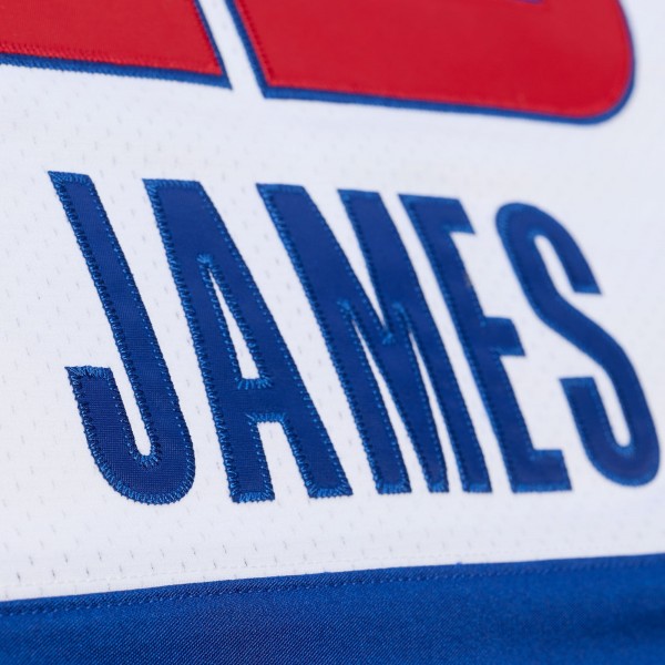 Джерси 2006 NBA All-Star Game LeBron James Mitchell & Ness White/Blue Authentic