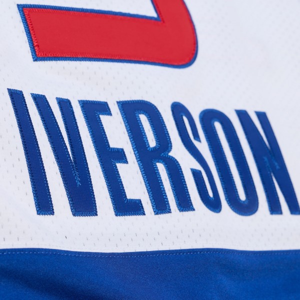 Джерси 2006 NBA All-Star Game Allen Iverson Mitchell & Ness White/Blue Authentic