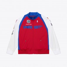 2006 NBA All-Star Game Dirk Nowitzki Mitchell & Ness Red/White Authentic Full-Zip Jacket