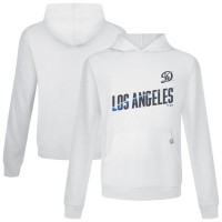 Los Angeles Dodgers Levelwear White City Connect Relay Core Logo Pullover Hoodie